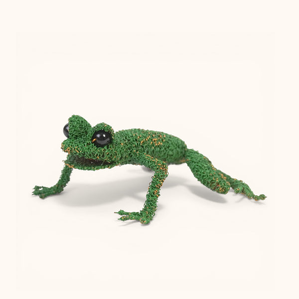 Cristo Escamilla: Wire Frog Wire Art
