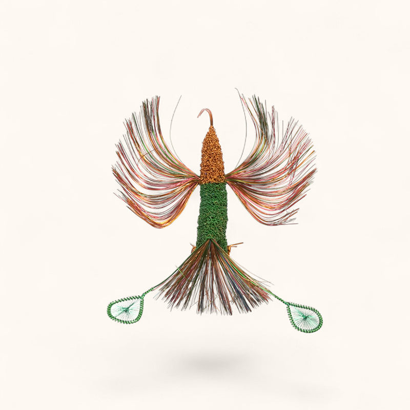 Cristo Escamilla: Wire Hummingbird Wire Art