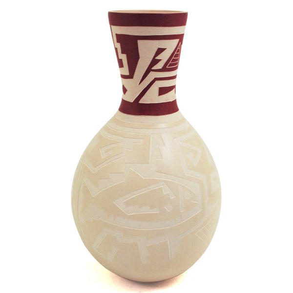 Claudia Ledezma: Long Neck Mimbres Olla