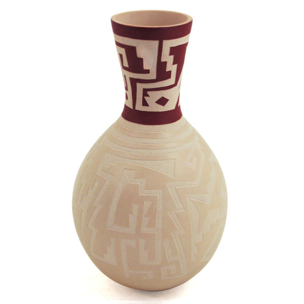 Claudia Ledezma: Long Neck Mimbres Olla