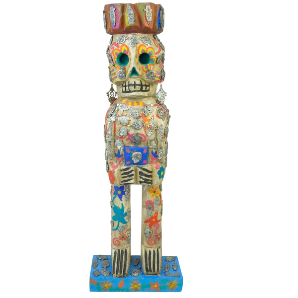Day of the Dead: Totem Skeleton Sculpture