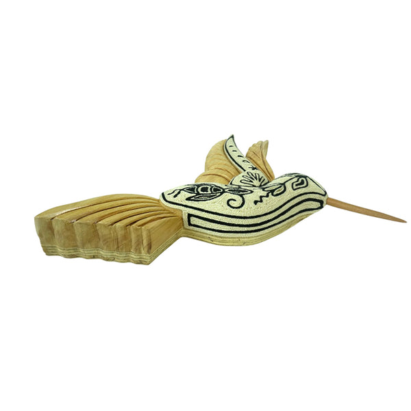 Huichol: Wall Hanging Yarn Blessings Hummingbird