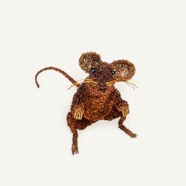 Cristo Escamilla: Curious Mouse Wire Art