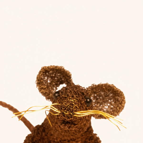 Cristo Escamilla: Curious Mouse Wire Art