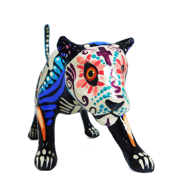 Paper Mache Skeleton Jaguar Sandia Folk