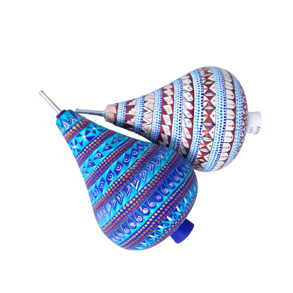 David Hernandez: Beautiful Spin Tops Woodcarving