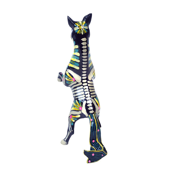 Paper Mache: Skeleton Horse Figurine