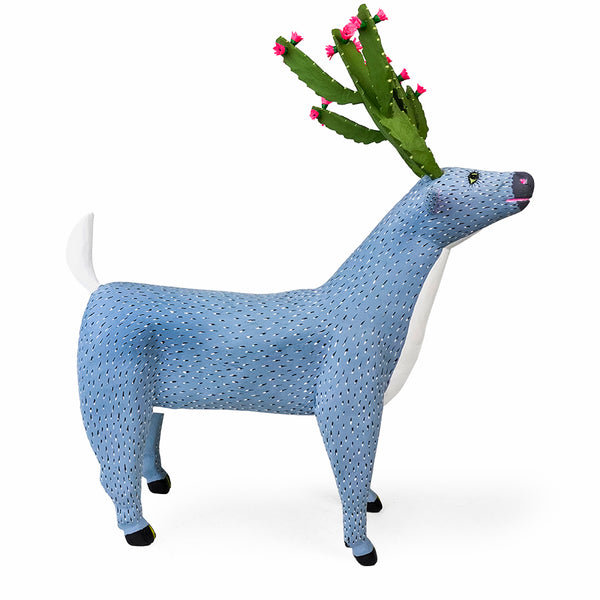 Gabino Reyes: Deer with Cactus Antlers Alebrije