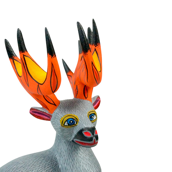 Demetrio Cortes: Deer Woodcarving
