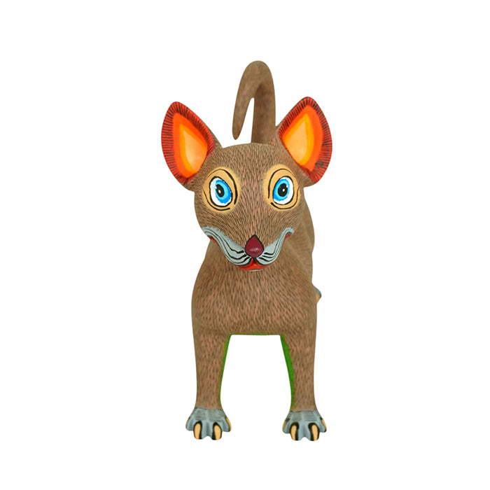 Demetrio Cortes: Dog Oaxacan Woodcarving