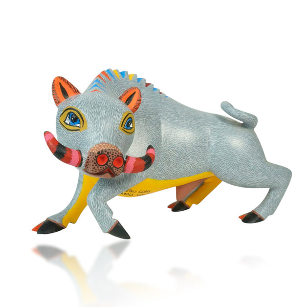 Wild boar Alebrije woodcarving from Oaxaca