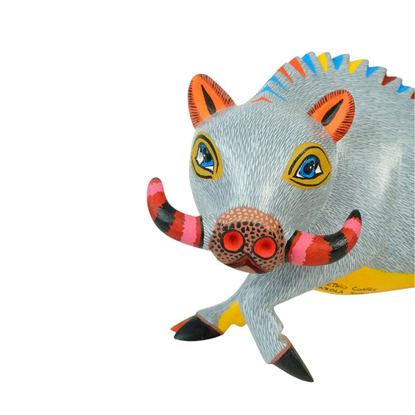 Demetrio Cortes: Javelina Woodcarving