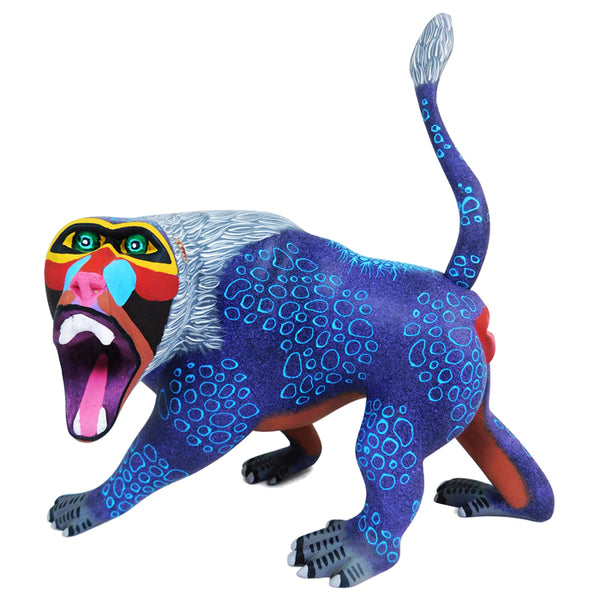 Eleazar Morales: Baboon Woodcarving