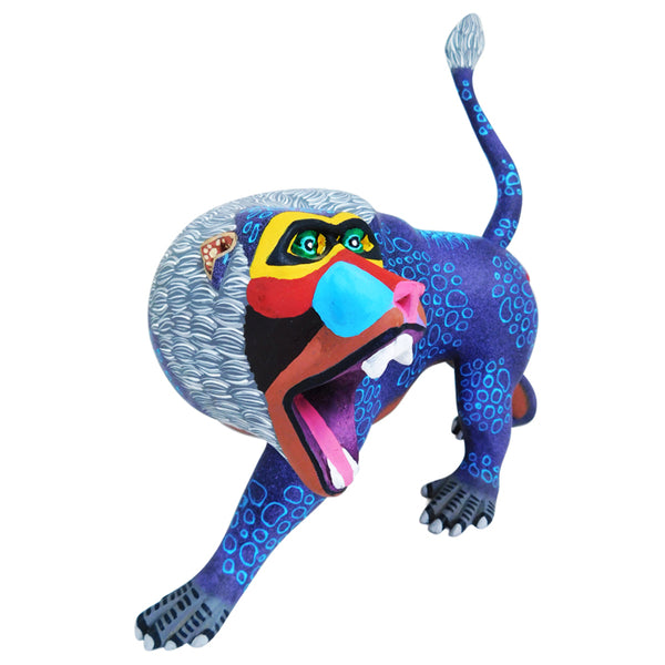 Eleazar Morales: Baboon Woodcarving