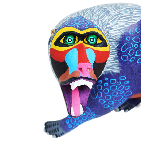 Eleazar Morales: Baboon Woodcarving