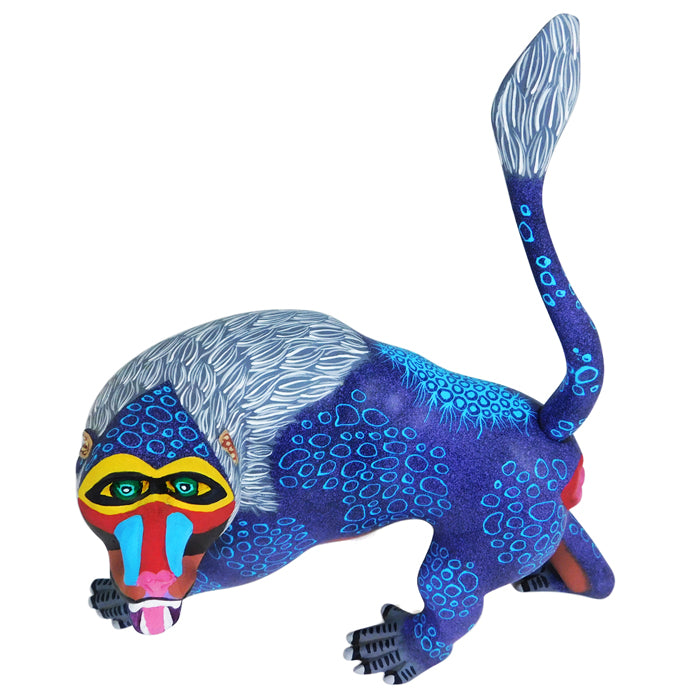 Eleazar Morales: Baboon Woodcarving