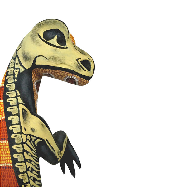 Eleazar Morales: Impressive Velociraptor Woodcarving