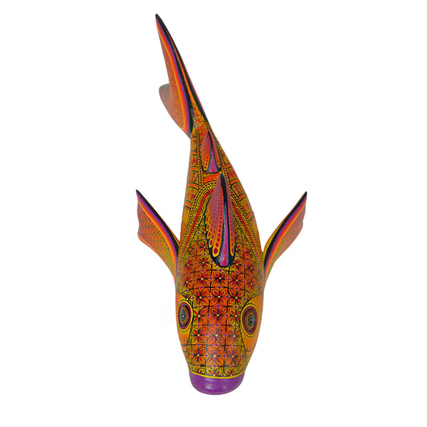 Faviola Fabian: Salmon Woodcarving