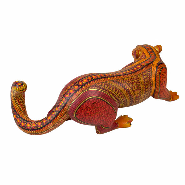 Anabel Cruz: One-Piece Fierce Jaguar Impressive Painting Alebrije