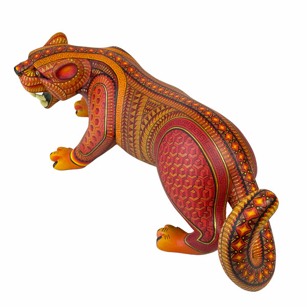 Anabel Cruz: One-Piece Fierce Jaguar Impressive Painting Alebrije