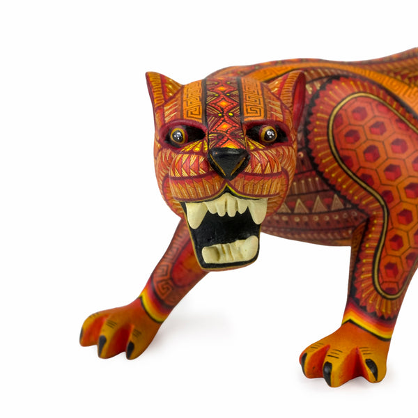 Anabel Cruz: One-Piece Fierce Jaguar Impressive Painting Alebrije