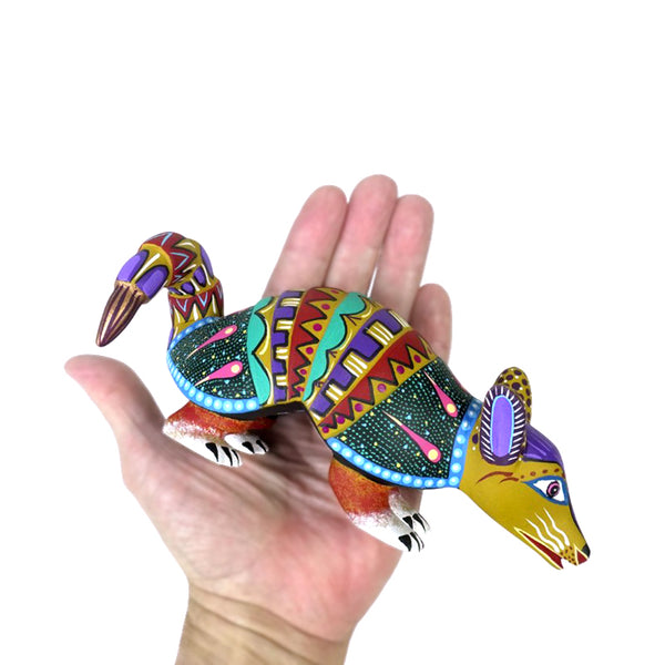 Francisco Morales: Curious Armadillo Alebrije