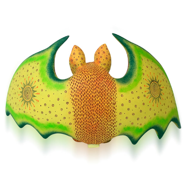 Francisco Morales: Guardian of the Night Bat Woodcarving