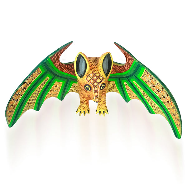 Francisco Morales: Guardian of the Night Bat Woodcarving