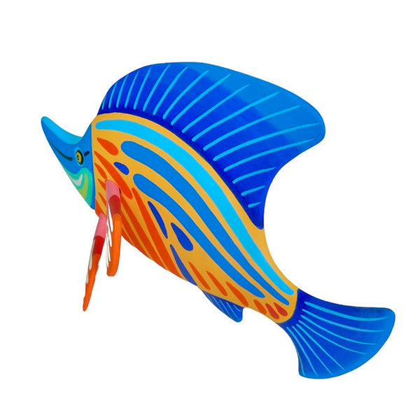 Luis Pablo: Tropical Fish Woodcarving