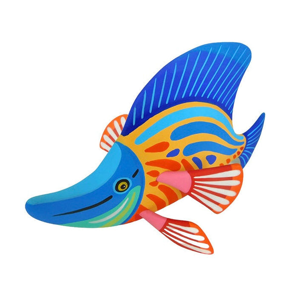 Luis Pablo: Tropical Fish Woodcarving