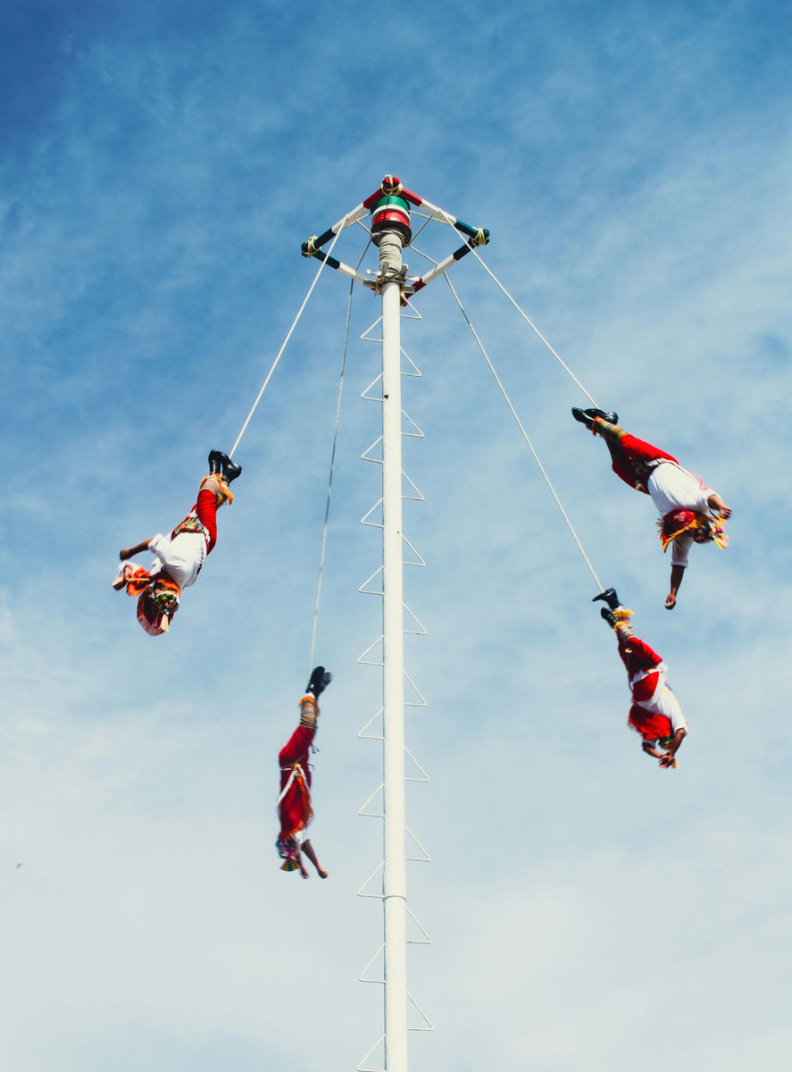 Antonio Alonso: Dance of the Flyers Papantla Paper Mache