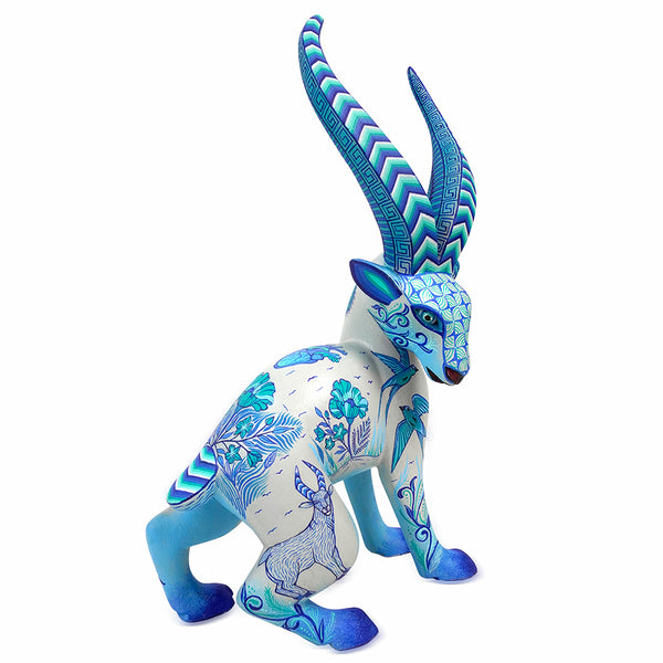 Michelle Fuentes: Moonlight Gazelle Alebrije