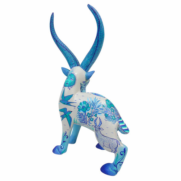 Michelle Fuentes: Moonlight Gazelle Alebrije