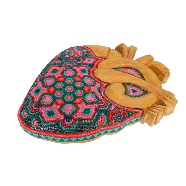 Huichol: Wall Hanging Anatomic Heart