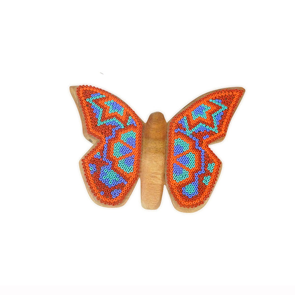 Huichol: Wall Hanging Beaded Butterflies