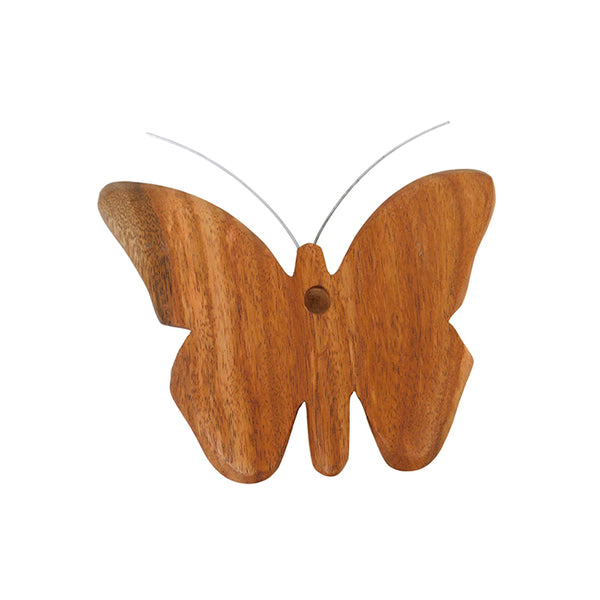 Huichol: Orange Stars Butterfly