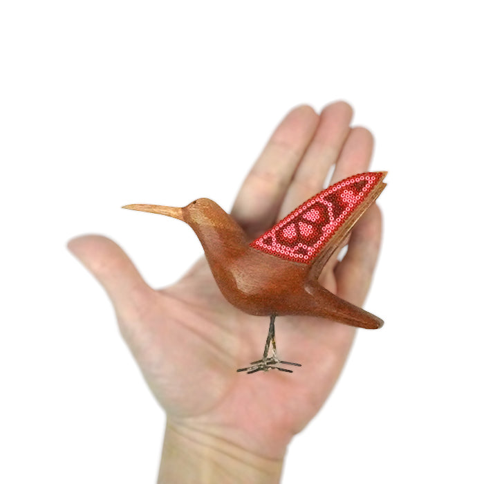 Huichol: Hummingbird Beaded Sculpture