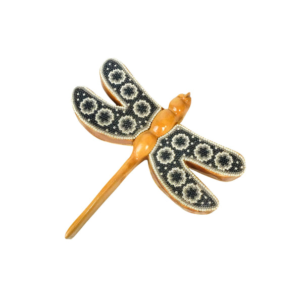 Huichol: Wall Hanging Beaded Dragonfly