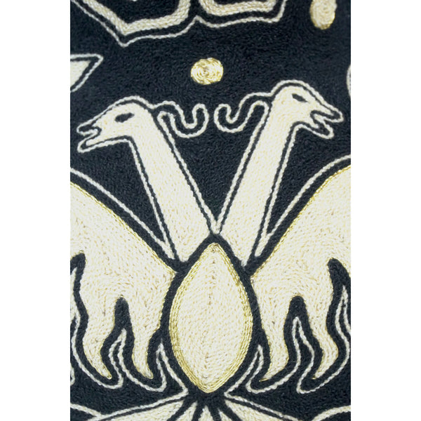 Huichol: Yarn Gourd Figurine