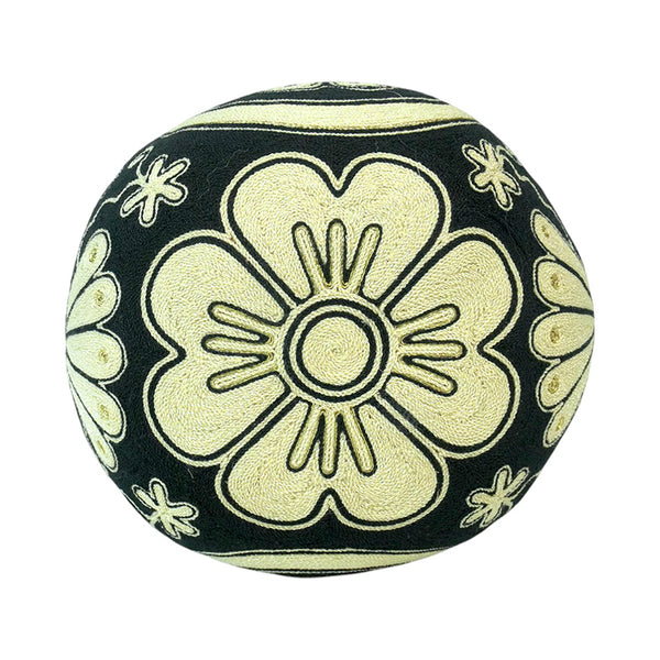 Huichol: Yarn Gourd Figurine