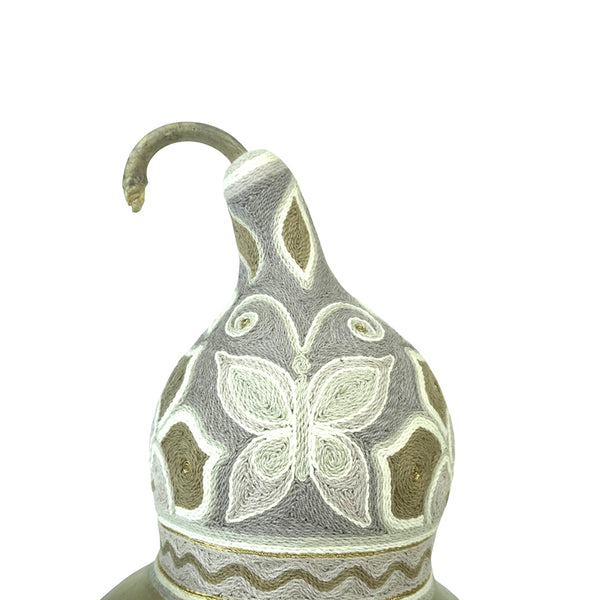 Huichol: Yarn Butterfly Gold Gourd