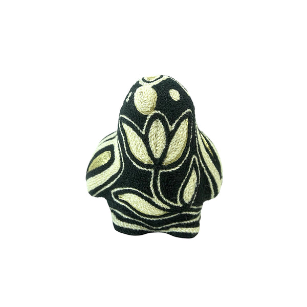 Huichol: Yarn Warbler Bird Figurine