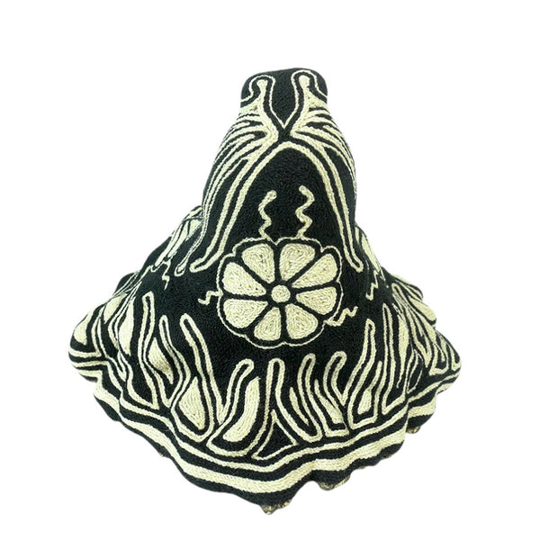 Huichol: Wall Hanging Yarn Wolf Figurine