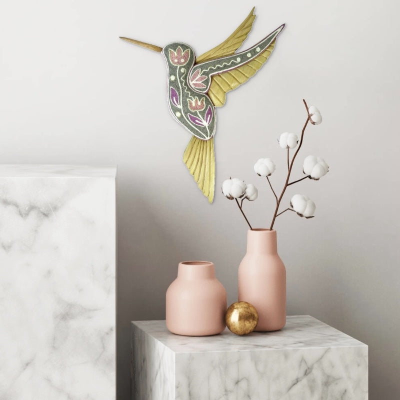 Huichol: Yarn Messenger of Joy Hummingbird