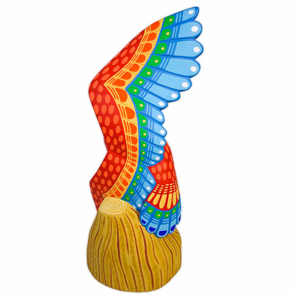 Luis Pablo: Alebrije Macaw Woodcarving