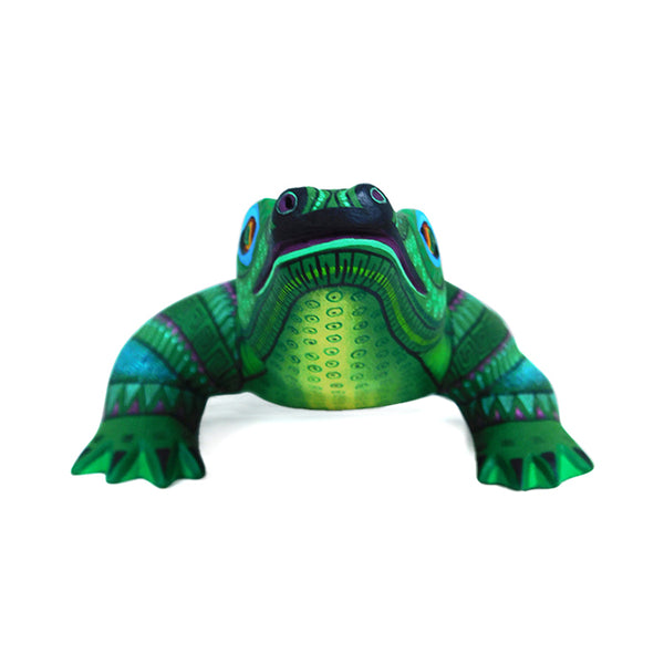 Isabel Fabian: Little Alligator Woodcarving