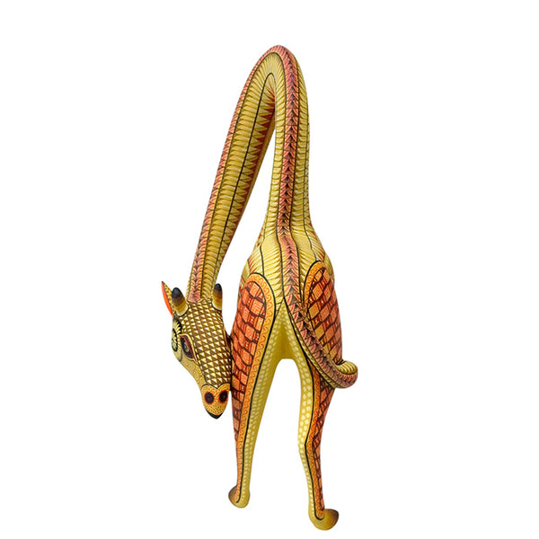 Isabel Fabian: Graceful Giraffe Oaxaca Woodcarving