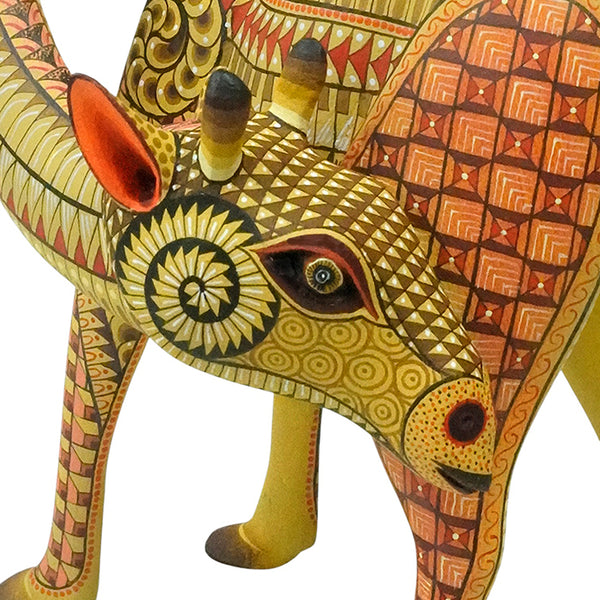 Isabel Fabian: Gorgeous Giraffe Oaxaca Woodcarving