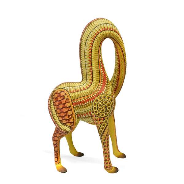 Isabel Fabian: Graceful Giraffe Oaxaca Woodcarving