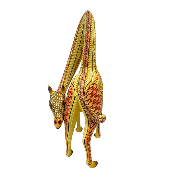 Isabel Fabian: Graceful Giraffe Oaxaca Woodcarving